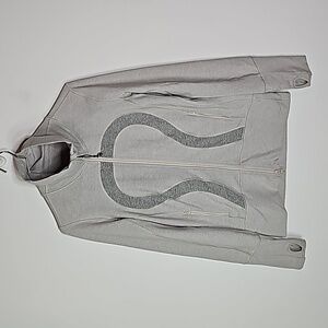 Lululemon gray size 4 zip up design jacket
